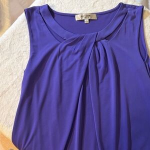 Kasper Women's Vibrant Purple Sleeveless Blouse